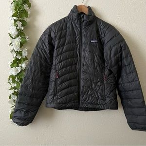 Patagonia Women’s Front Zip Grey Micro-quilted Puffer Jacket